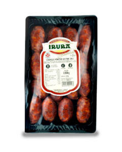 Pack of extra natural chorizo (pork sausage) ​​30 units Delciatessen Irura Selección